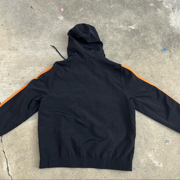 Russel Athletic Black and Orange Windbreaker - Picture 4 of 5